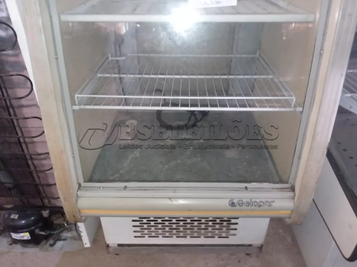 LOTE 373 - 01 BALCÃO REFRIGERADO MARCA GELOPAR. (NO ESTADO) ATENÇÃO! FAZER A VISITAÇÃO ANTES DE ARREMATAR, NÃO SABEMOS SE FUNCIONA. LEILÃO NÃO TEM GARANTIA E NEM DEVOLUÇÃO, SUJEITO A POSSÍVEIS AVARIAS VISÍVEIS/OCULTAS E/OU AUSÊNCIA DE COMPONENTES.