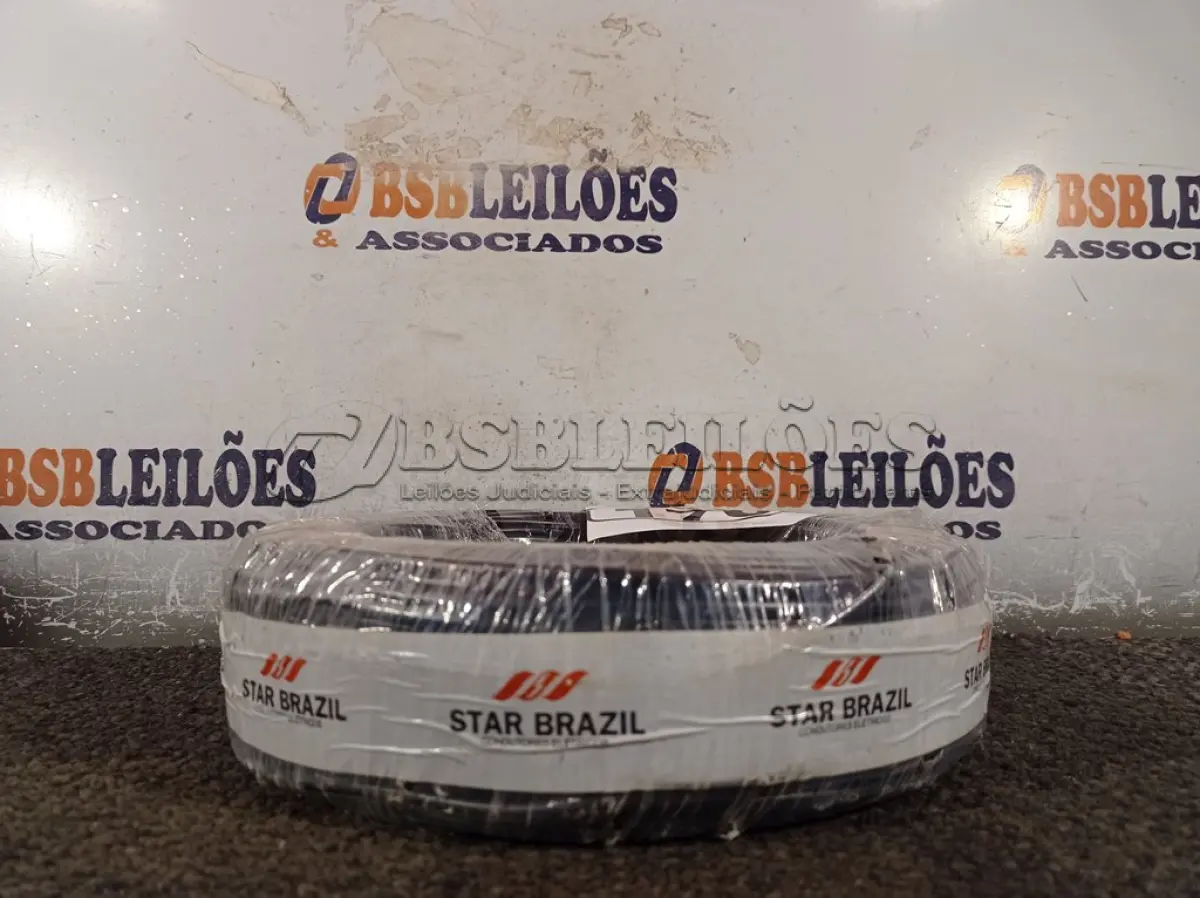 LOTE 170 - 01 ROLO DE CABO FLEXÍVEL 100M 1X4MM NA COR PRETA(NOVO). (NO ESTADO) ATENÇÃO! FAZER A VISITAÇÃO ANTES DE ARREMATAR, NÃO SABEMOS SE FUNCIONA. LEILÃO NÃO TEM GARANTIA E NEM DEVOLUÇÃO, SUJEITO A POSSÍVEIS AVARIAS VISÍVEIS/OCULTAS E/OU AUSÊNCIA DE COMPONENTES.