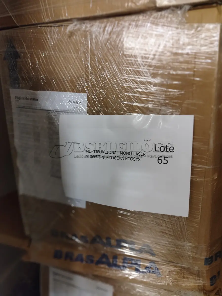 LOTE 065 - 01 MULTIFUNCIONAL MONO LASER M3655IDN_KYOCERA ECOSYS E 01 MULTIFUNCIONAL MONO LASER_KYOCERA M3550IDN.
