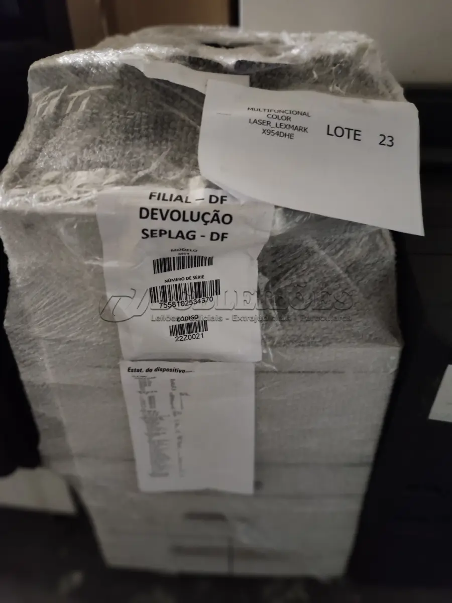 LOTE 023 - 01 MULTIFUNCIONAL COLOR LASER_LEXMARK X954DHE. (NO ESTADO)