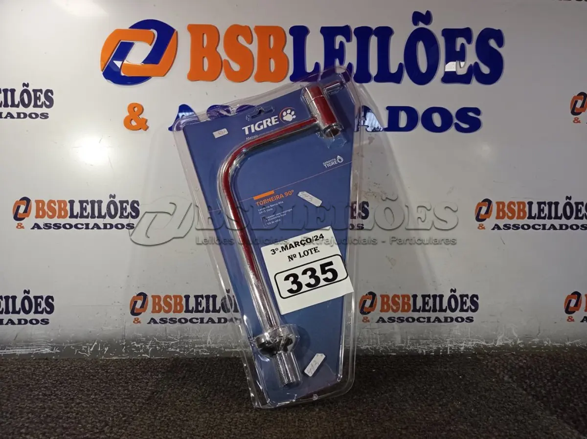 LOTE 335 - 01 TORNEIRA PARA LAVATÓRIO BANCA ALTA GIOIA CR DN15 TIGRE. (NO ESTADO) ATENÇÃO! FAZER A VISITAÇÃO ANTES DE ARREMATAR, NÃO SABEMOS SE FUNCIONA. LEILÃO NÃO TEM GARANTIA E NEM DEVOLUÇÃO, SUJEITO A POSSÍVEIS AVARIAS VISÍVEIS/OCULTAS E/OU AUSÊNCIA DE COMPONENTES.