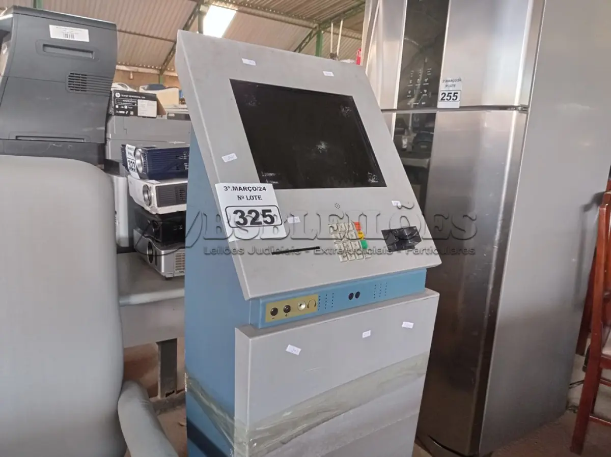 LOTE 325 - 01 TOTEM. (NO ESTADO) ATENÇÃO! FAZER A VISITAÇÃO ANTES DE ARREMATAR, NÃO SABEMOS SE FUNCIONA. LEILÃO NÃO TEM GARANTIA E NEM DEVOLUÇÃO, SUJEITO A POSSÍVEIS AVARIAS VISÍVEIS/OCULTAS E/OU AUSÊNCIA DE COMPONENTES.