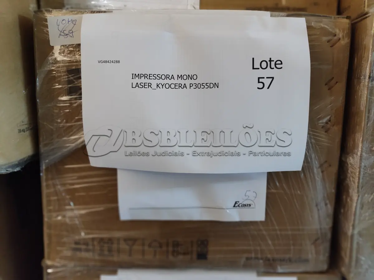 LOTE 057 - 15 IMPRESSORAS MONOLASER_KYOCERA P3055DN. (NO ESTADO)