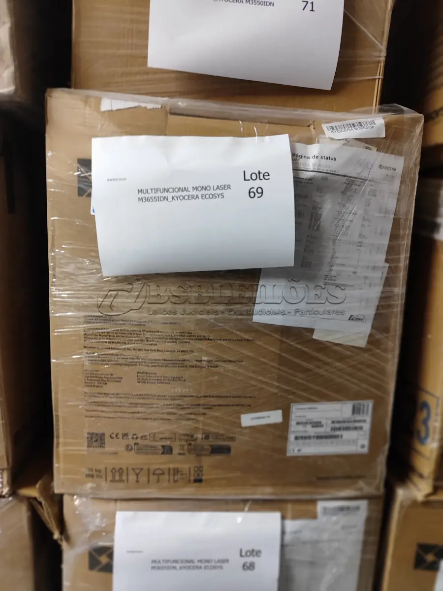 LOTE 069 - 01 MULTIFUNCIONAL MONO LASER M3655IDN_KYOCERA ECOSYS. (NO ESTADO)