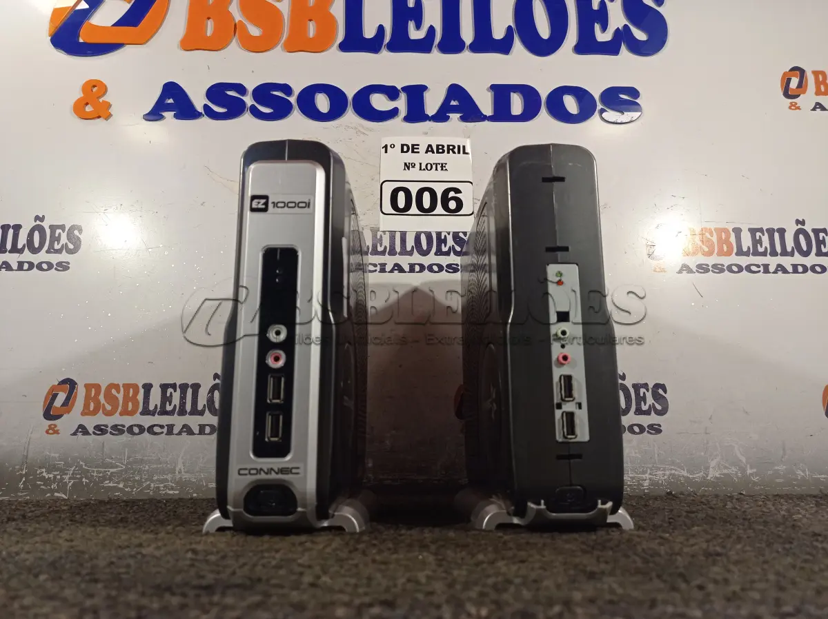 LOTE 006 - 02 MINIS CPU. (NO ESTADO) ATENÇÃO! FAZER A VISITAÇÃO ANTES DE ARREMATAR, NÃO SABEMOS SE FUNCIONA. LEILÃO NÃO TEM GARANTIA E NEM DEVOLUÇÃO, SUJEITO A POSSÍVEIS AVARIAS VISÍVEIS/OCULTAS E/OU AUSÊNCIA DE COMPONENTES.