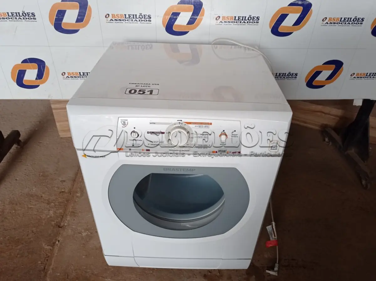 LOTE 051 - 01 SECADORA DE ROUPAS BRASTEMP 220V MODELO: BSR10ABNA. (CLOSTHES DRYER) (NO ESTADO) BH1502X