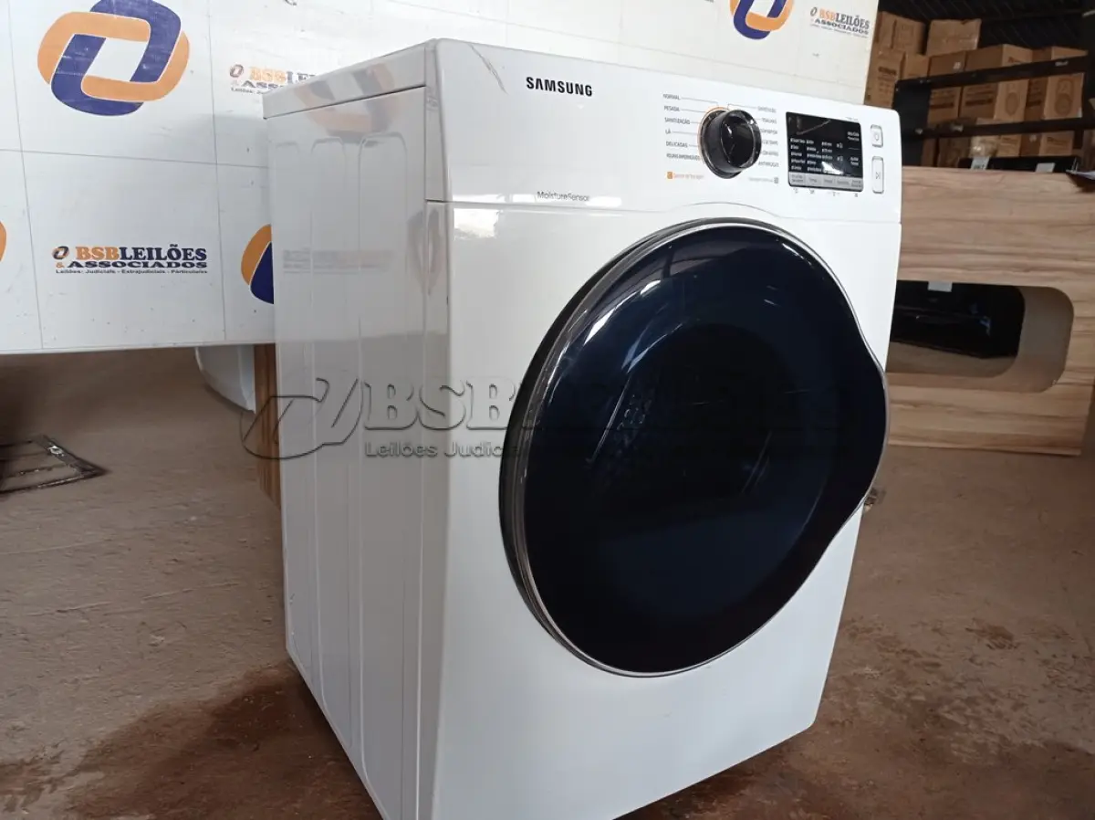 LOTE 021 - 01 SECADORA DE ROUPAS SAMSUNG 220V MODELO: DV12K6800EW. (CLOSTHES DRYER) (NO ESTADO) BF8538K