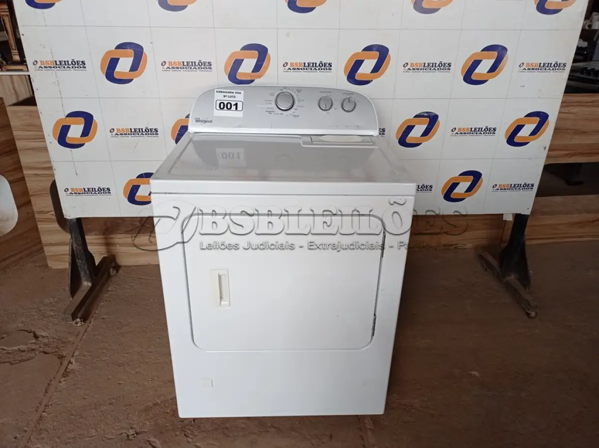 LOTE 001 - 01 SECADORA DE ROUPAS WHIRLPOOL MODELO: WGD4800BQO. (CLOSTHES DRYER) (NO ESTADO) AV9319