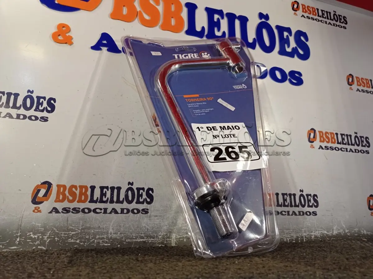 LOTE 265 - 01 TORNEIRA PARA LAVATÓRIO BANCA ALTA GIOIA CR DN15 TIGRE. (NOVA) (NO ESTADO)