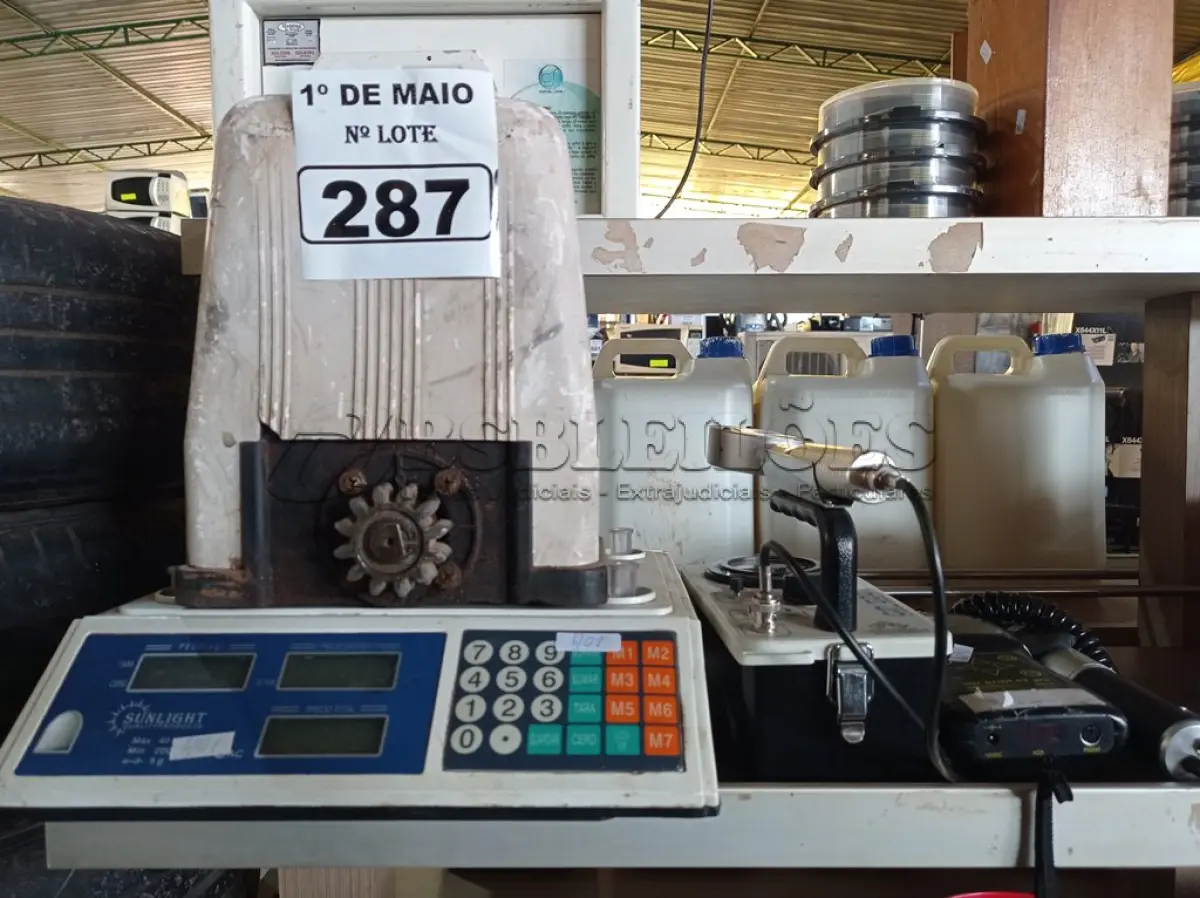 LOTE 287 - 01 BASE DE BALANÇA, 01 MOTOR DE PORTÃO, 01 AEROSSOL MONITORING SYSTEM E 01 MONITOR DE RADIAÇÃO IONIZANTE. (NO ESTADO) ATENÇÃO! FAZER A VISITAÇÃO ANTES DE ARREMATAR, NÃO SABEMOS SE FUNCIONA. LEILÃO NÃO TEM GARANTIA E NEM DEVOLUÇÃO, SUJEITO A POSSÍVEIS AVARIAS VISÍVEIS/OCULTAS E/OU AUSÊNCIA DE COMPONENTES.