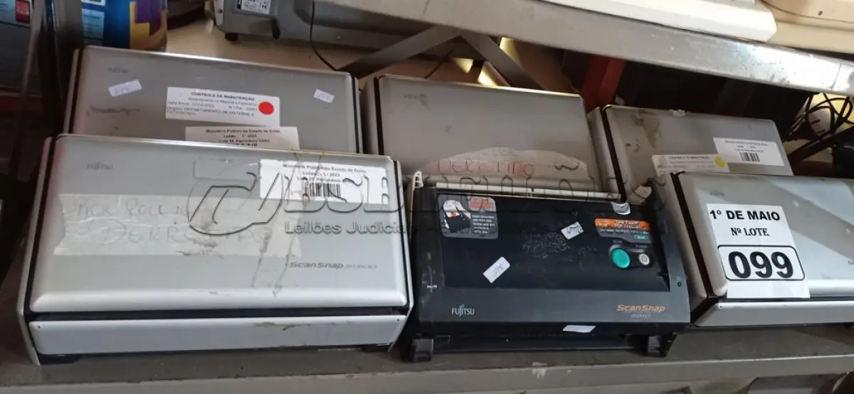 LOTE 099 - 06 SCANNER MARCAS E MODELOS DIVERSOS. (NO ESTADO) ATENÇÃO! FAZER A VISITAÇÃO ANTES DE ARREMATAR, NÃO SABEMOS SE FUNCIONA. LEILÃO NÃO TEM GARANTIA E NEM DEVOLUÇÃO, SUJEITO A POSSÍVEIS AVARIAS VISÍVEIS/OCULTAS E/OU AUSÊNCIA DE COMPONENTES.