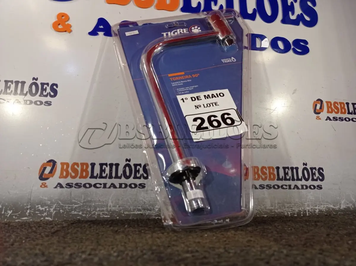 LOTE 266 - 01 TORNEIRA PARA LAVATÓRIO BANCA ALTA GIOIA CR DN15 TIGRE.  (NOVA) (NO ESTADO)