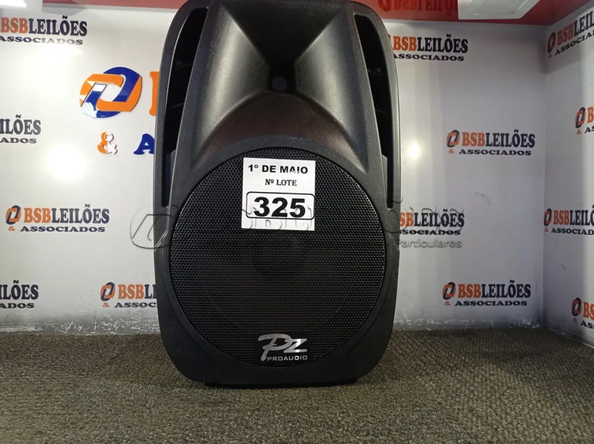 LOTE 325 - 01 CAIXA DE SOM PZ PROPASSIVE PRO ÁUDIO PX-12 (NOVA). (NO ESTADO) ATENÇÃO! FAZER A VISITAÇÃO ANTES DE ARREMATAR, NÃO SABEMOS SE FUNCIONA. LEILÃO NÃO TEM GARANTIA E NEM DEVOLUÇÃO, SUJEITO A POSSÍVEIS AVARIAS VISÍVEIS/OCULTAS E/OU AUSÊNCIA DE COMPONENTES.