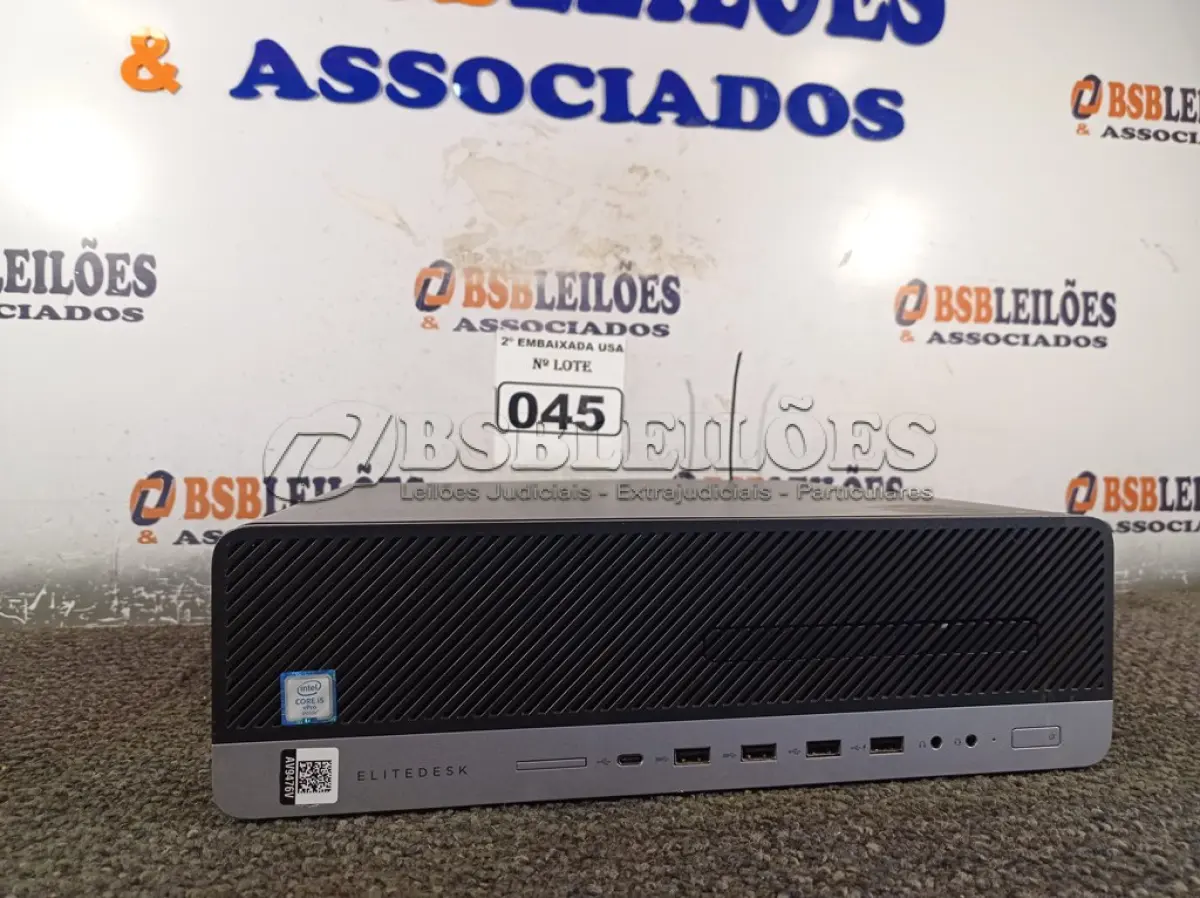 LOTE 045 - 01 CPU CORE I5 SEM MEMÓRIA E SEM HD MARCA HP. (NO ESTADO) AV9476V