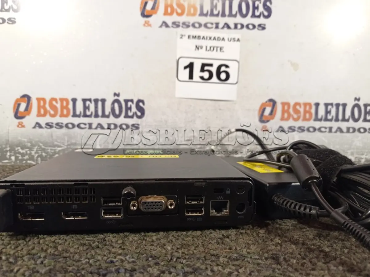 LOTE 156 - 01 CPU SEM MEMÓRIA E SEM HD COM CARREGADOR MARCA HP. (NO ESTADO) BD0982N