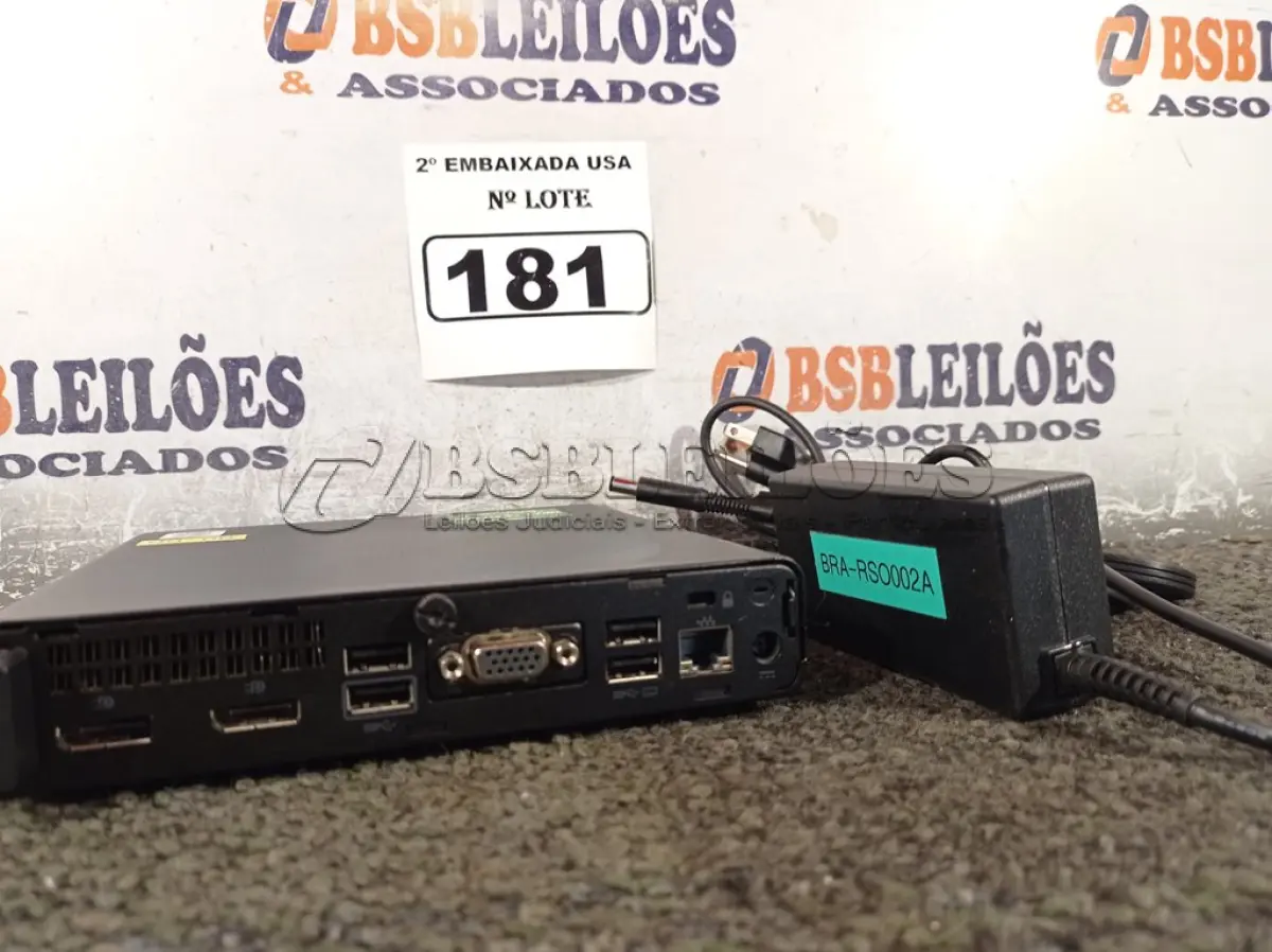 LOTE 181 - 01 CPU COM MEMÓRIA DE 16GB E SEM HD COM CARREGADOR MARCA HP. (NO ESTADO) BD1774M
