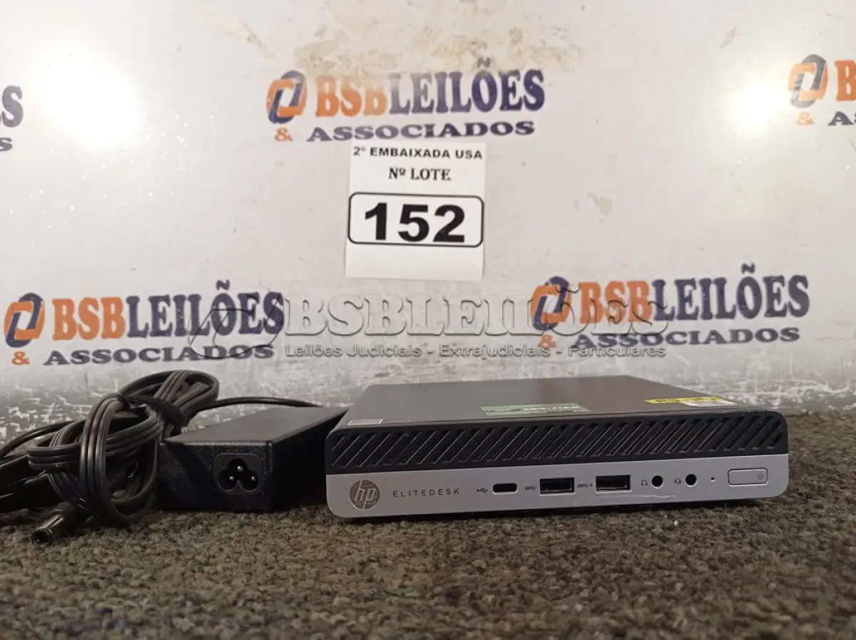 LOTE 152 - 01 CPU SEM MEMÓRIA E SEM HD COM CARREGADOR MARCA HP. (NO ESTADO) BD0962Y