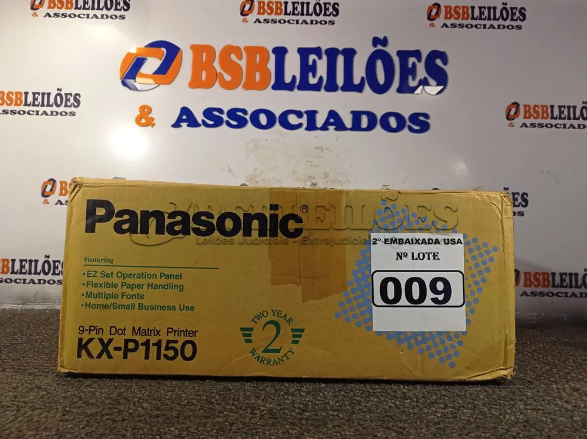 LOTE 009 - 01 IMPRESSORA MATRICIAL KX-P1150 PANASONIC. (PRINTER) (NO ESTADO) AV9635E