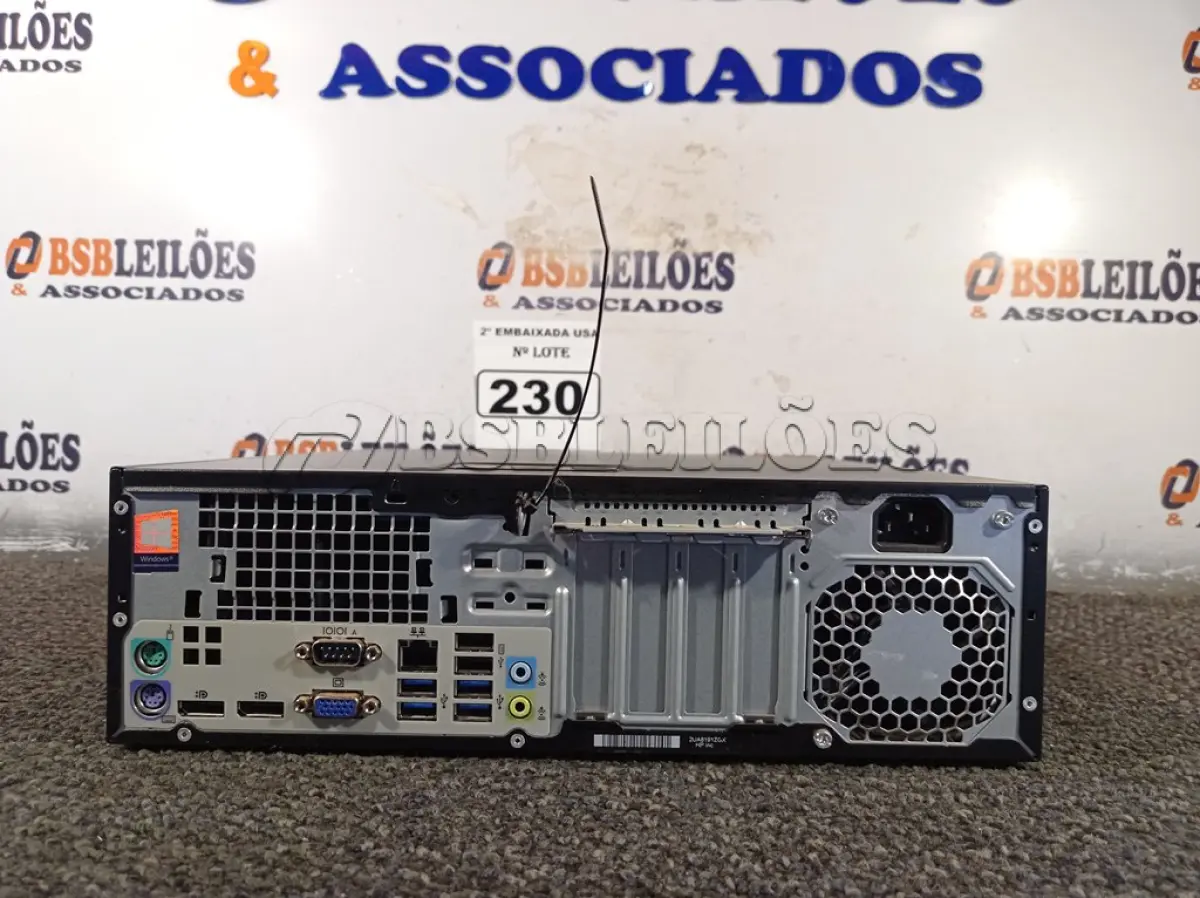 LOTE 230 - 01 CPU COM 16GB DE MEMÓRIA E SEM HD MARCA HP. (NO ESTADO) BF8650D