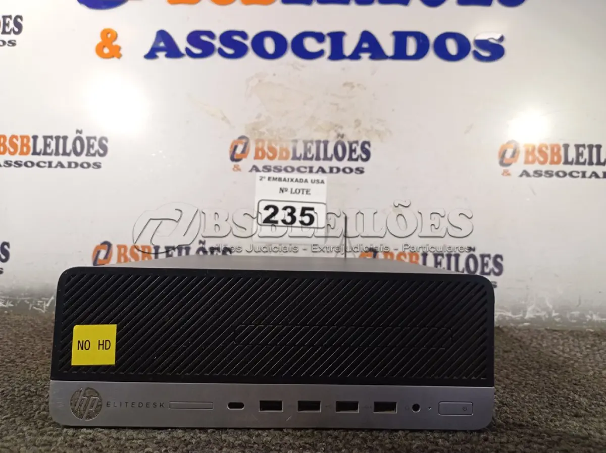 LOTE 235 - 01 CPU SEM MEMÓRIA E SEM HD MARCA HP. (NO ESTADO) BF8663F