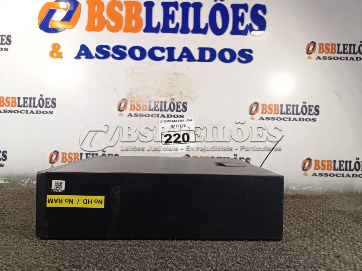LOTE 220 - 01 CPU EM MEMÓRIA E SEM HD MARCA HP. (NO ESTADO) BF8648V