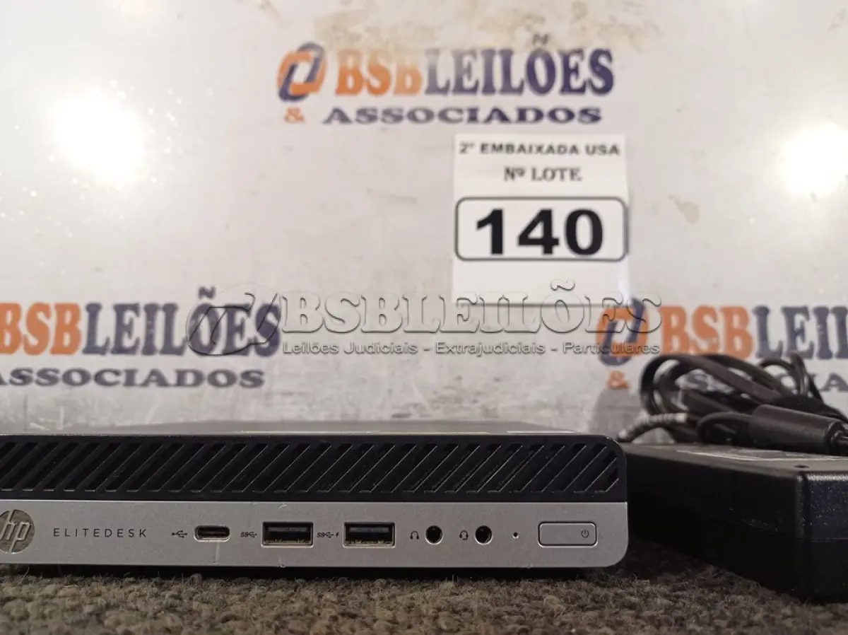 LOTE 140 - 01 CPU COM MEMÓRIA DE 16GB E SEM HD COM CARREGADOR MARCA HP. (NO ESTADO) BD0895R
