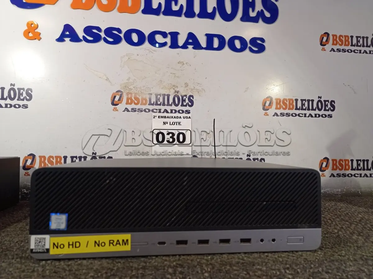 LOTE 030 - 01 CPU CORE I5 SEM MEMÓRIA E SEM HD MARCA HP. (NO ESTADO) AV9457L