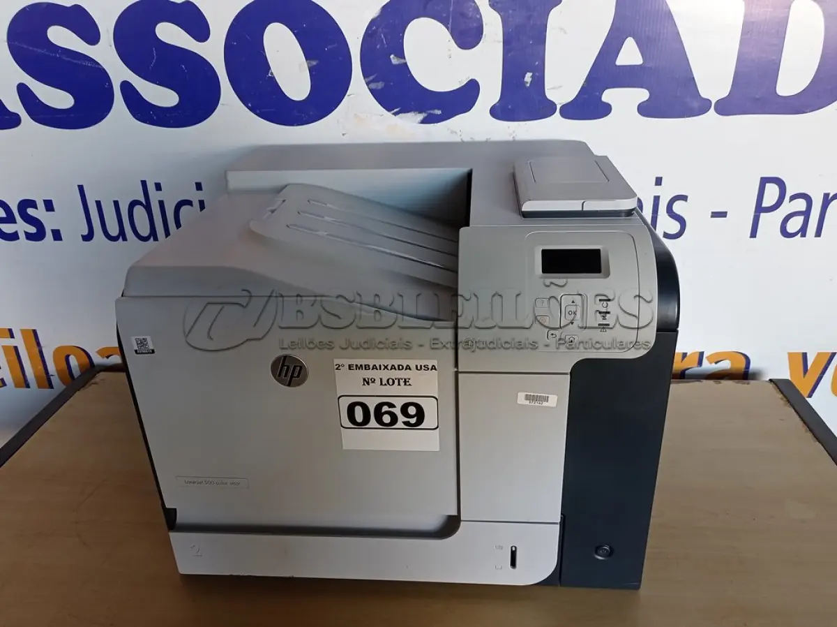 LOTE 069 - 01 IMPRESSORA LASERJET 500COLOR M551 MARCA HP. (PRINTER) (NO ESTADO) AV9601V