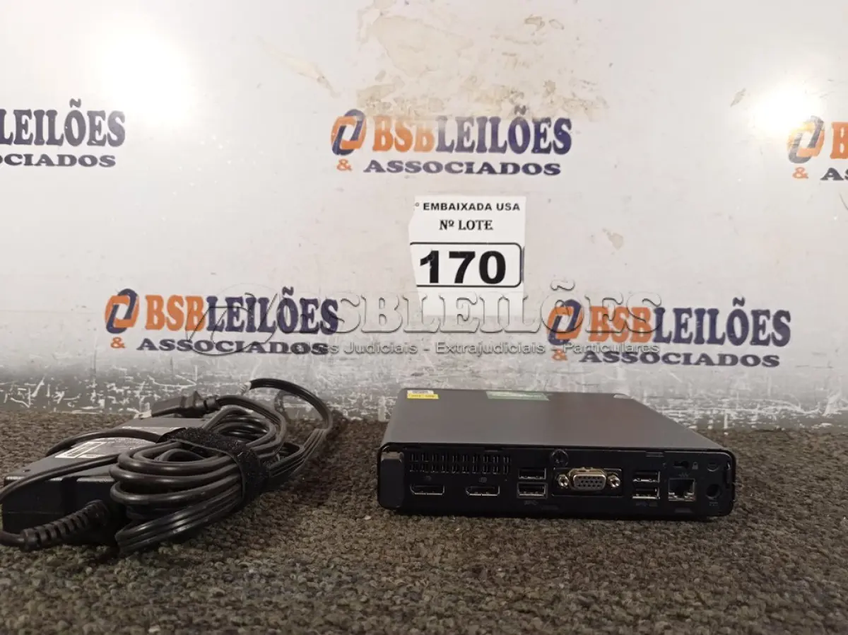 LOTE 170 - 01 CPU COM MEMÓRIA 16GB E SEM HD COM CARREGADOR MARCA HP. (NO ESTADO) BD1073J