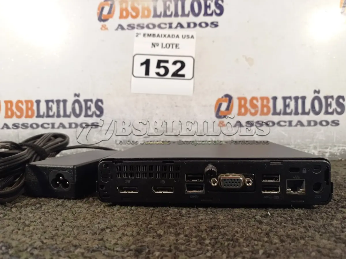 LOTE 152 - 01 CPU SEM MEMÓRIA E SEM HD COM CARREGADOR MARCA HP. (NO ESTADO) BD0962Y