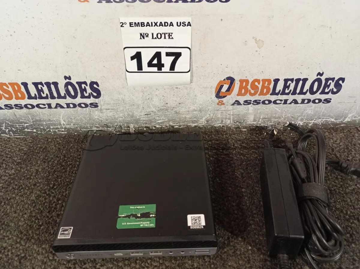 LOTE 147 - 01 CPU COM MEMÓRIA DE 16GB E SEM HD COM CARREGADOR MARCA HP. (NO ESTADO) BD0962K