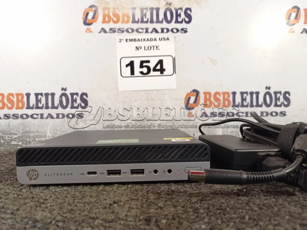 LOTE 154 - 01 CPU SEM MEMÓRIA E SEM HD COM CARREGADOR MARCA HP. (NO ESTADO) BD0979J