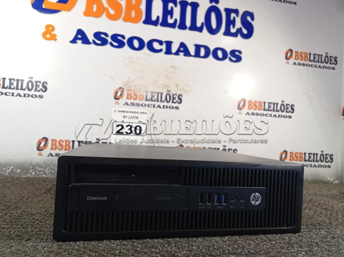 LOTE 230 - 01 CPU COM 16GB DE MEMÓRIA E SEM HD MARCA HP. (NO ESTADO) BF8650D