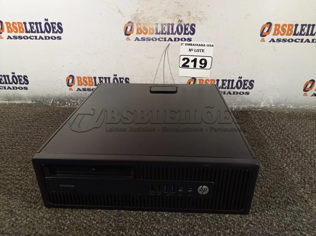 LOTE 219 - 01 CPU COM 16GB DE MEMÓRIA E SEM HD MARCA HP. (NO ESTADO) BF8648R