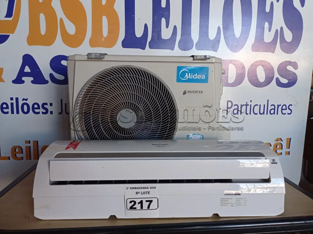 LOTE 217 - 01 AR-CONDICIONADO SPRINGER INVERTER 12000BTUS. (AIR CONDITIONER) (NO ESTADO) (NO ESTADO) BF8638G
