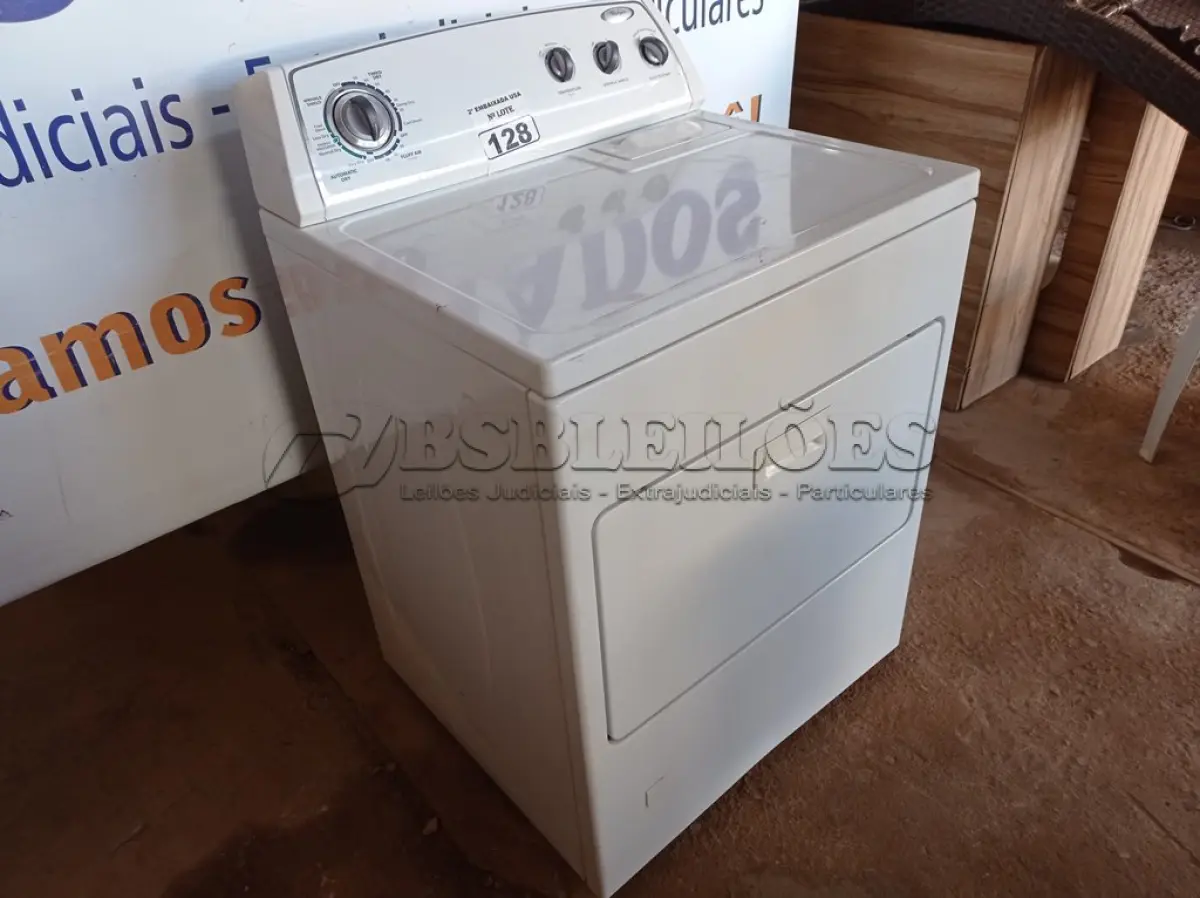 LOTE 128 - 01 SECADORA DE ROUPAS WHIRLPOOL 110V. (CLOSTHES DRYER) (NO ESTADO) AV9931A