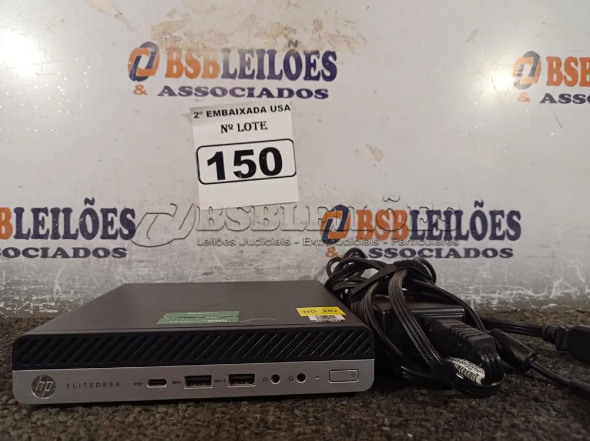 LOTE 150 - 01 CPU SEM MEMÓRIA E SEM HD COM CARREGADOR MARCA HP. (NO ESTADO) BD0962T