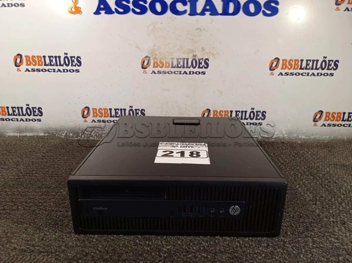LOTE 218 - 01 CPU COM 16GB DE MEMÓRIA E SEM HD MARCA HP. (NO ESTADO) BF8648P