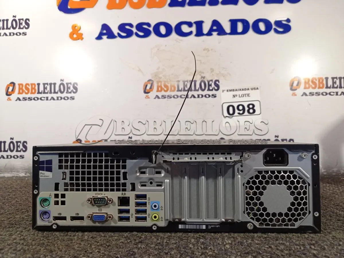 LOTE 098 - 01 CPU CORE I5 SEM MEMÓRIA E SEM HD MARCA HP. (NO ESTADO) AV9715M