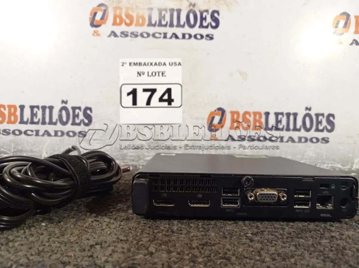 LOTE 174 - 01 CPU COM MEMÓRIA DE 16GB E SEM HD COM CARREGADOR MARCA HP. (NO ESTADO) BD1773A