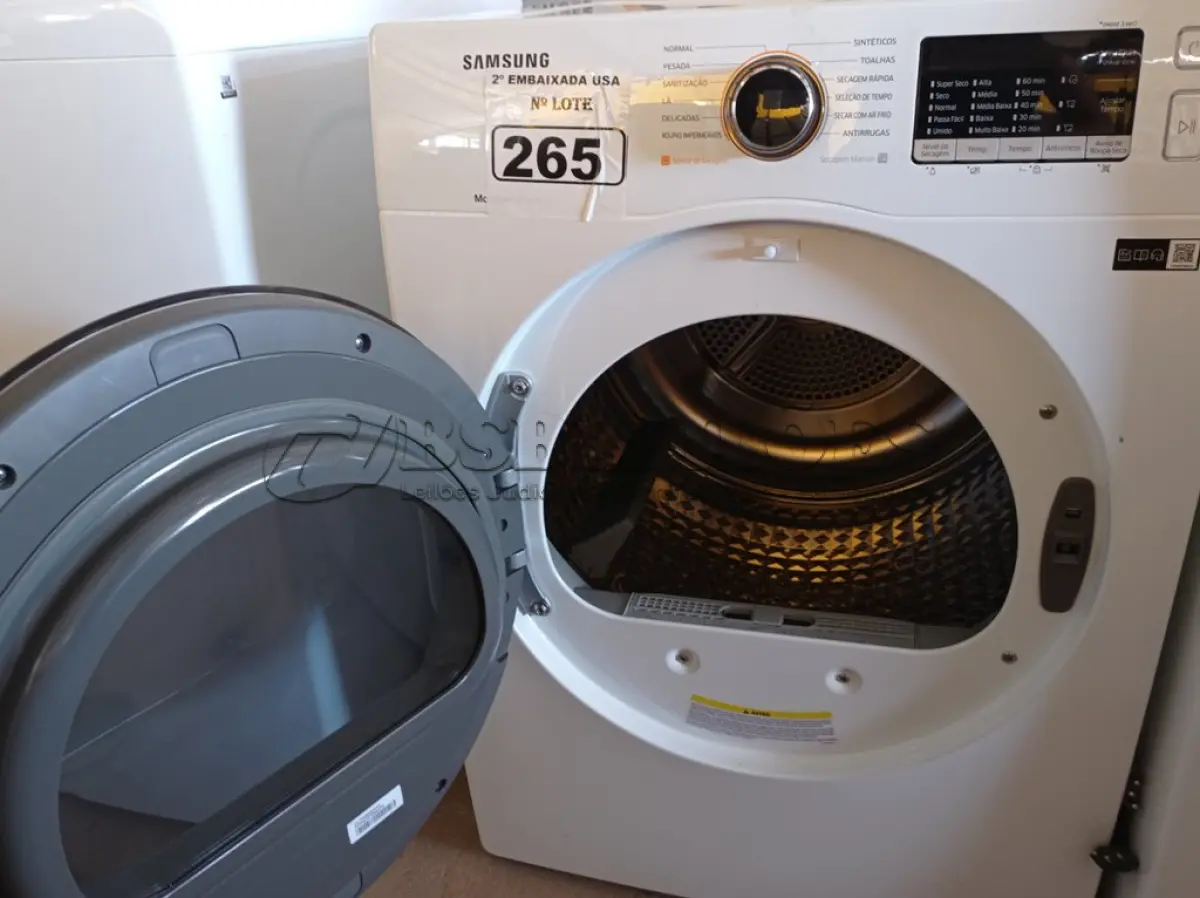 LOTE 265 - 01 SECADORA DE ROUPAS. MARCA SAMSUNG 220 VOLTS. (CLOSTHES DRYER) (NO ESTADO) BH1660E