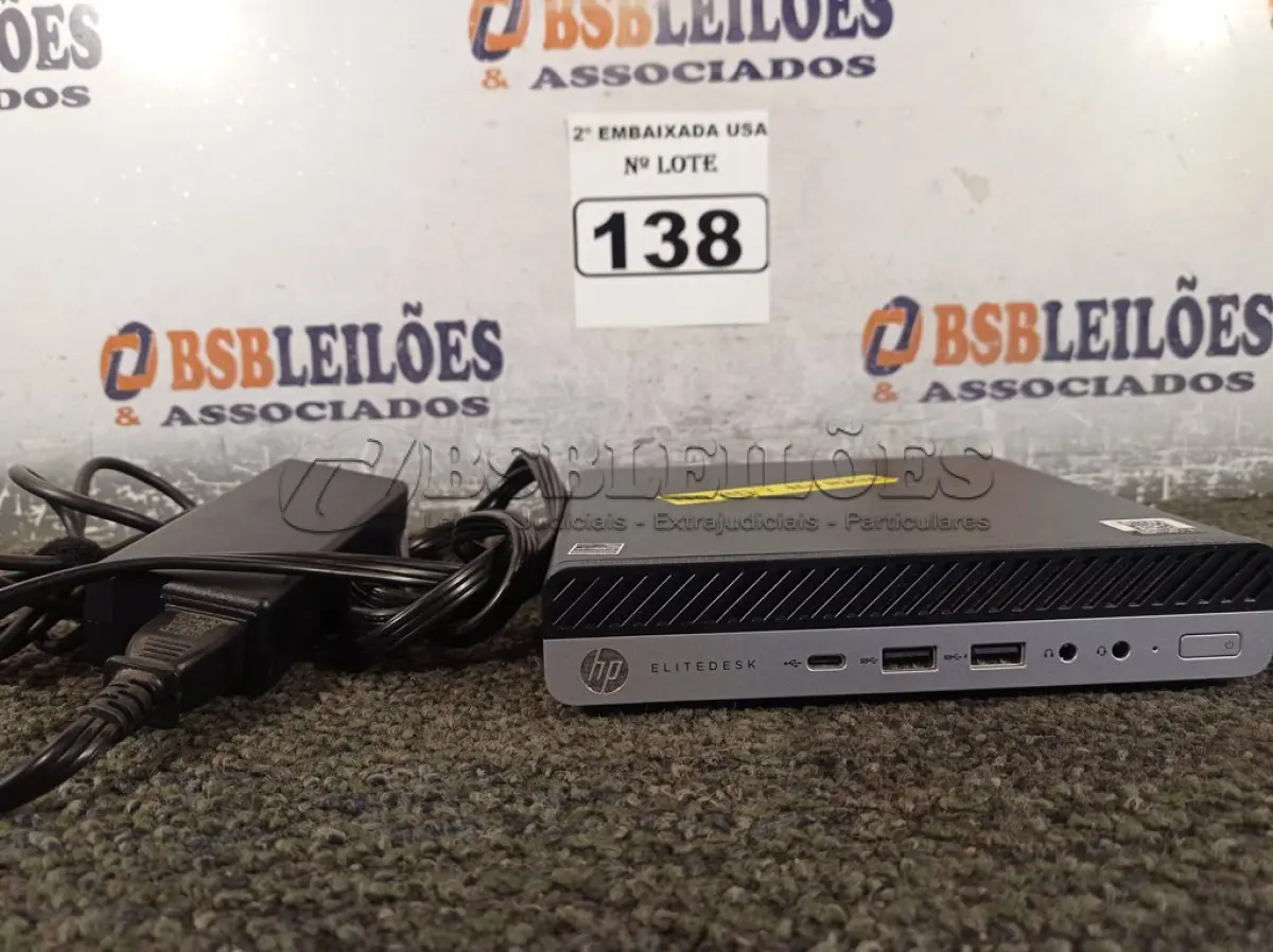 LOTE 138 - 01 CPU SEM MEMÓRIA E SEM HD COM CARREGADOR MARCA HP. (NO ESTADO) BD0867V
