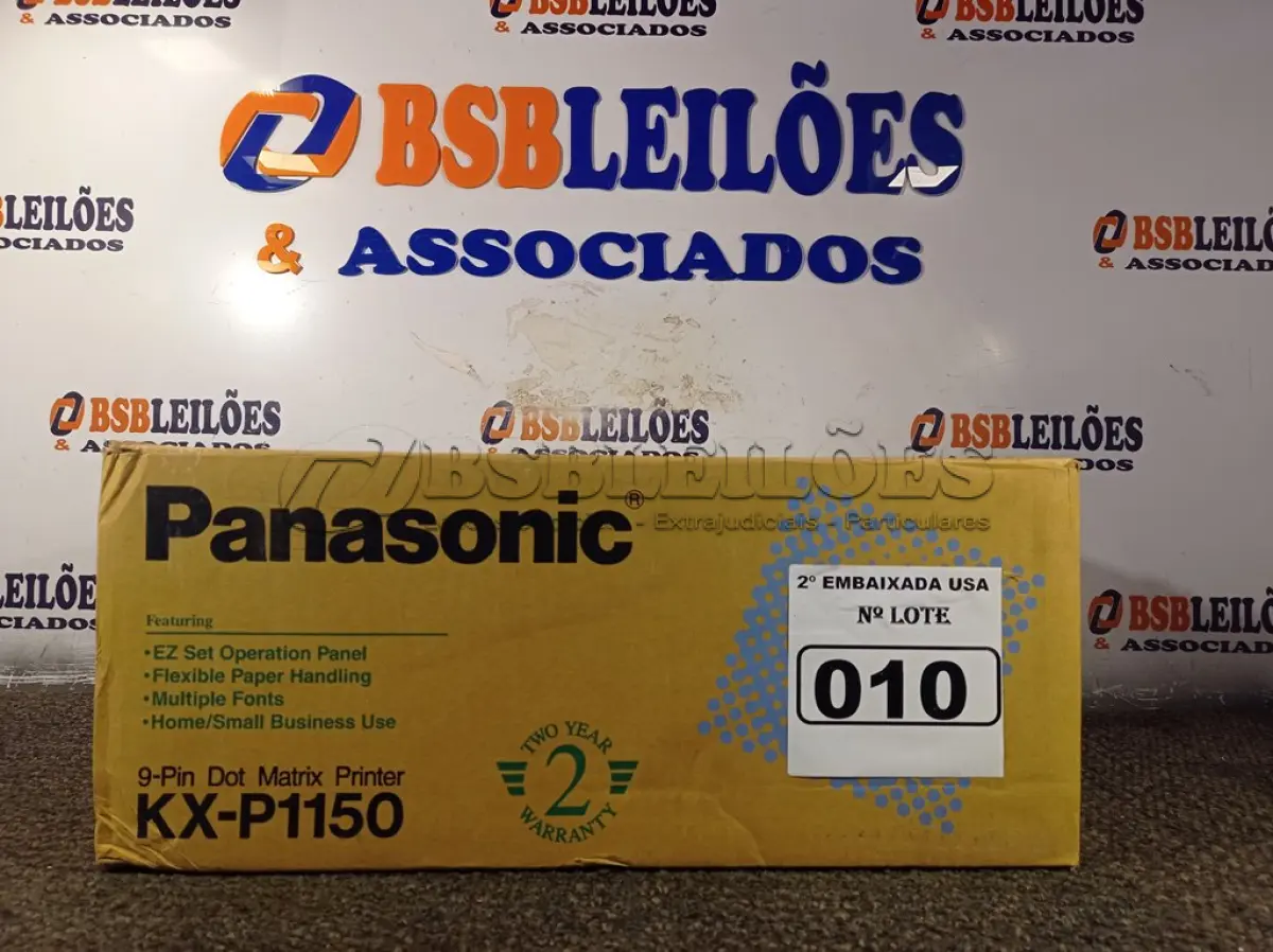 LOTE 010 - 01 IMPRESSORA MATRICIAL KX-P1150 PANASONIC. (PRINTER) (NO ESTADO) 0000008