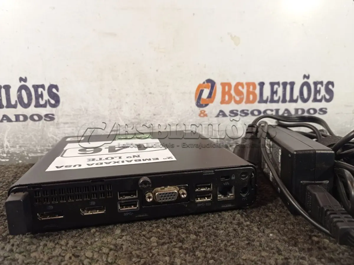 LOTE 146 - 01 CPU COM MEMÓRIA 16GB E SEM HD COM CARREGADOR MARCA HP. (NO ESTADO) BD0961S