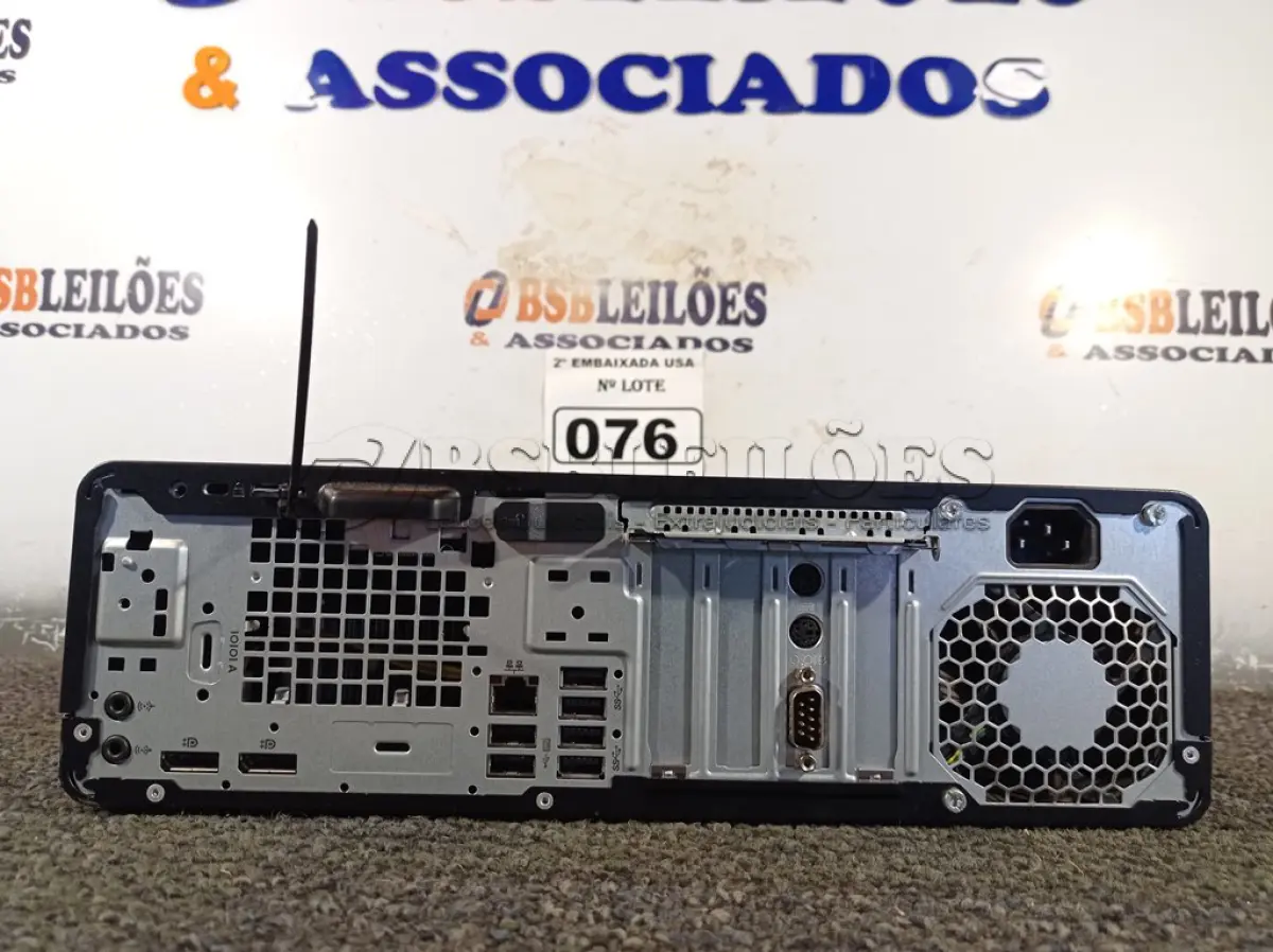 LOTE 076 - 01 CPU CORE I5 SEM MEMÓRIA E SEM HD MARCA HP. (NO ESTADO) AV9614J