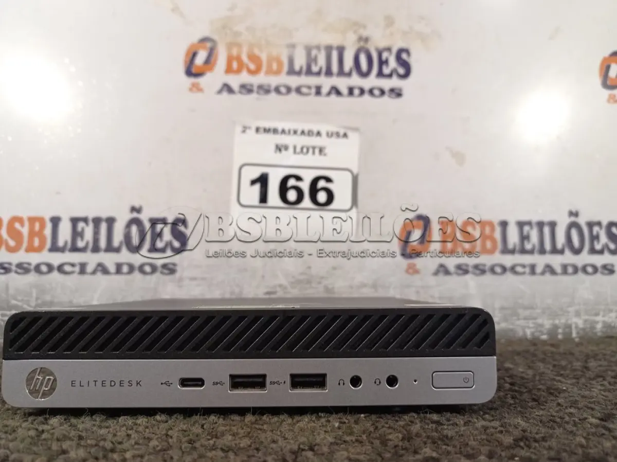 LOTE 166 - 01 CPU SEM MEMÓRIA E SEM HD SEM CARREGADOR MARCA HP. (NO ESTADO) BD1050T