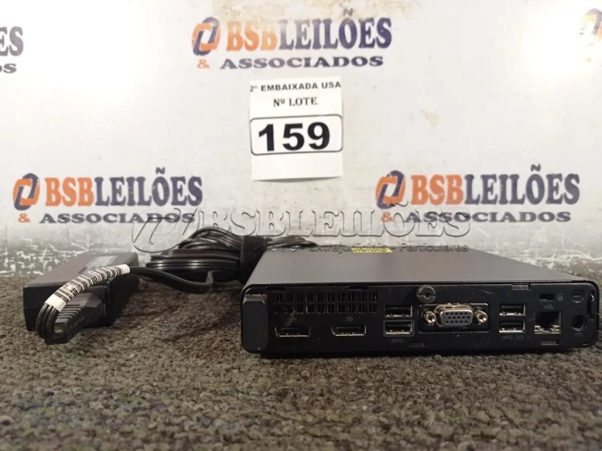 LOTE 159 - 01 CPU SEM MEMÓRIA E SEM HD COM CARREGADOR MARCA HP. (NO ESTADO) BD1048J