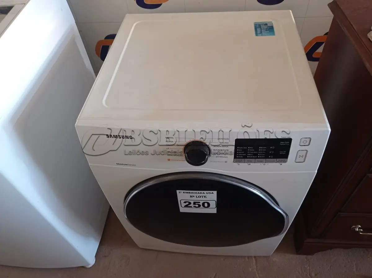 LOTE 250 - 01 SECADORA MARCA SAMSUNG 22V. (CLOSTHES DRYER) (NO ESTADO) BH1518R