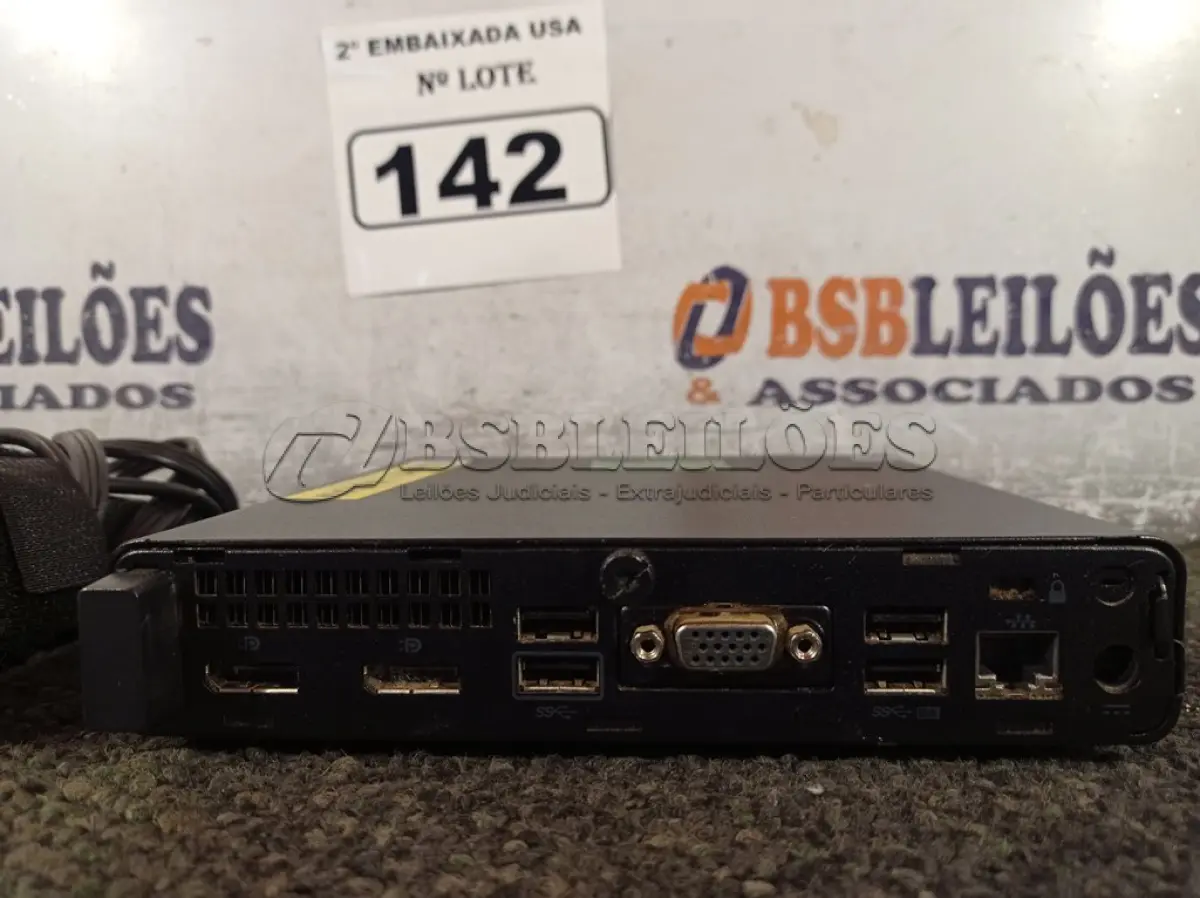 LOTE 142 - 01 CPU SEM MEMÓRIA E SEM HD COM CARREGADOR MARCA HP. (NO ESTADO) BD0957N