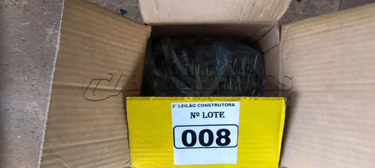 LOTE 008 - 01 LOTE DE PARAFUSOS AUTO BROCANTE PARA TELHADO. (NO ESTADO)